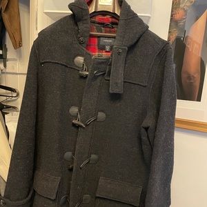 Wool Duffle Coat…LandsEnd XLT